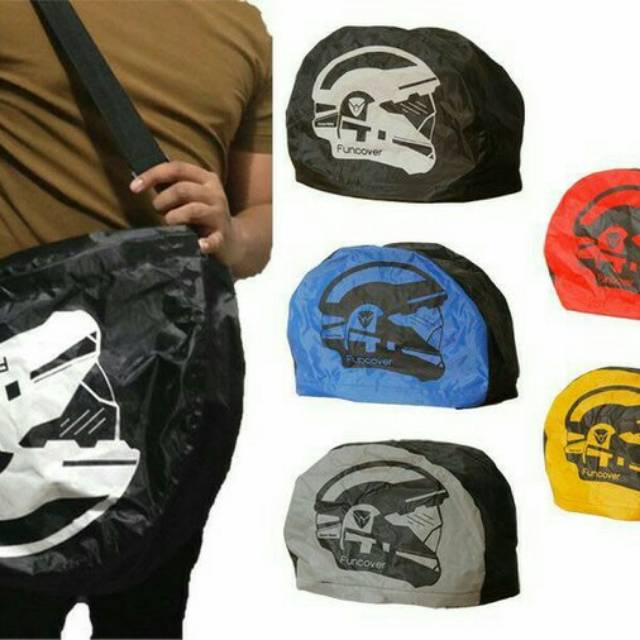 Cover Helmet, Tas Helm Anti Hujan FUNCOVER