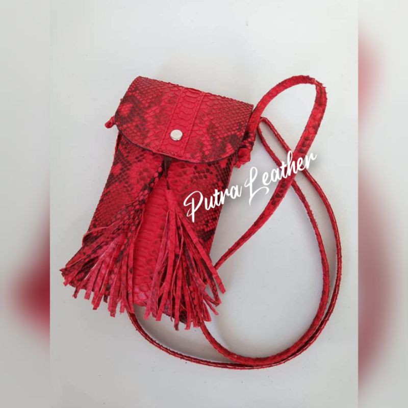Sling bag Hp. Tas Kulit Ular