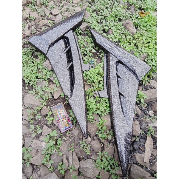 cover box aki Vixion old carbon