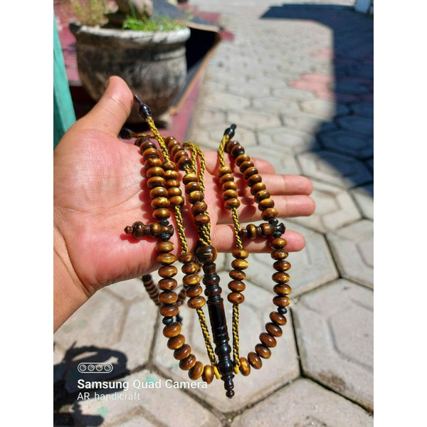 Tasbih tijani Yuser Black Gold asli original