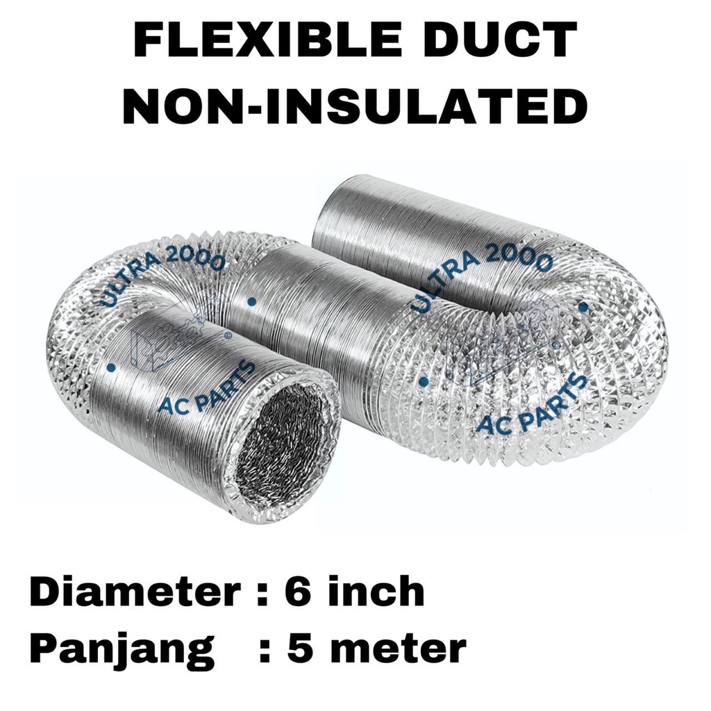 Flexible Duct 6” GOOD QUALITY 5M