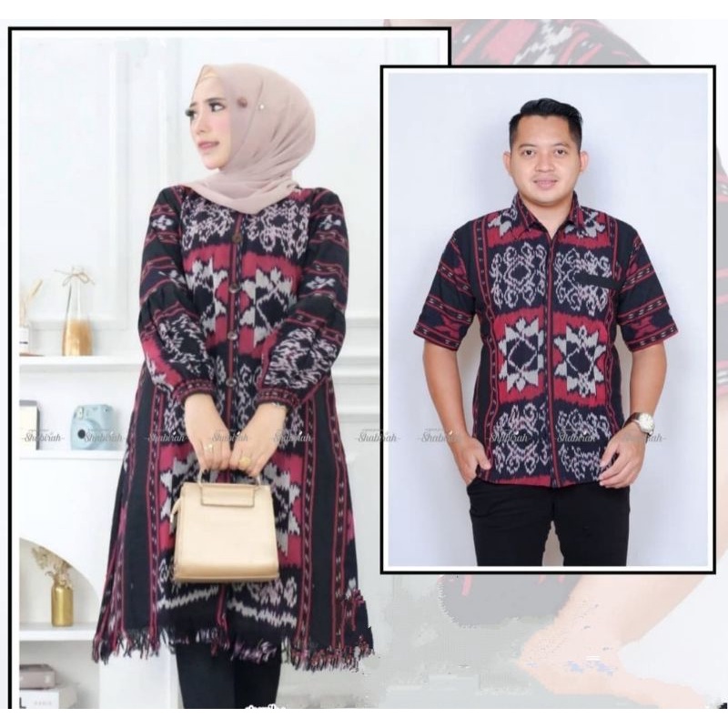set baju tenun -couple baju tenun -baju tenun etnik - baju tenun wanita dress tenun - baju tenun tor