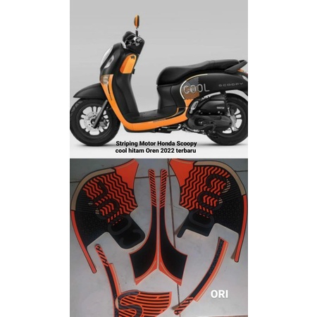 striping Motor Honda Scoopy cool 2022 Terbaru.