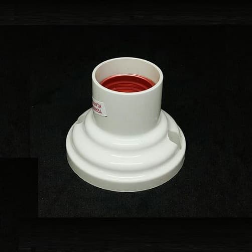 FITTING PLAFON BULAT /RUMAH LAMPU PLAFON HITAM