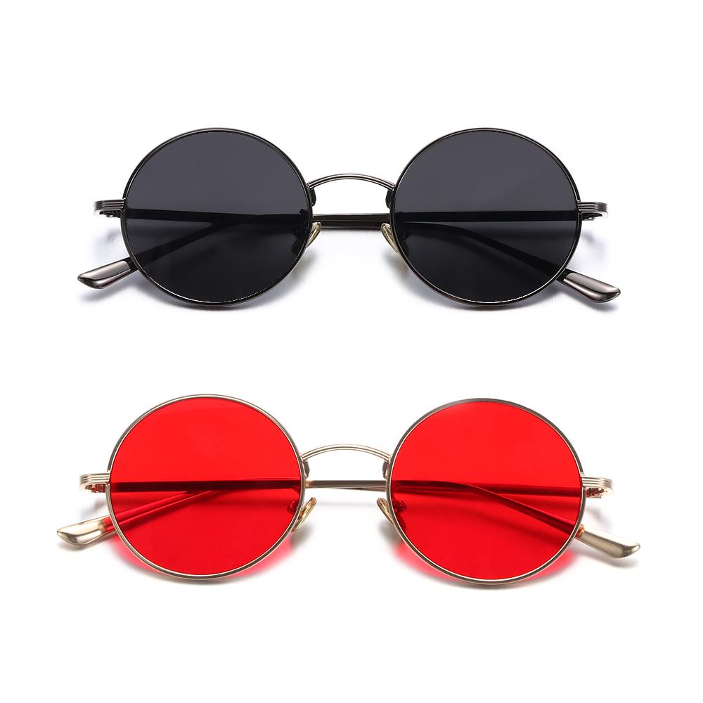 Suyo Vintage Kacamata Hitam Pria Dan Wanita UV Protection Eyewear Round Sunglasses