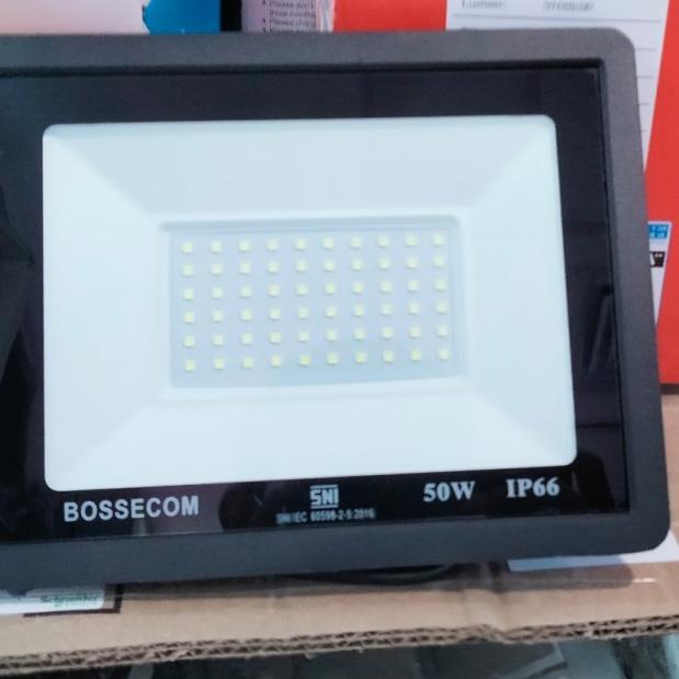 SALELAMPU SOROT LED 50W TEMBAK 50W FLOODLIGTH WATERPROOF OUTDOOR BOSSECOM - Putih|RA1