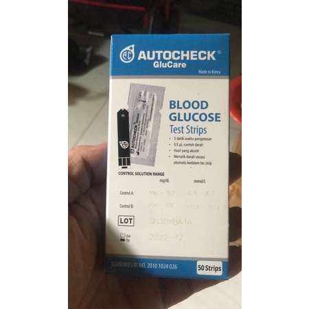 Strip Autocheck GLUCARE ( khusus Glucose )