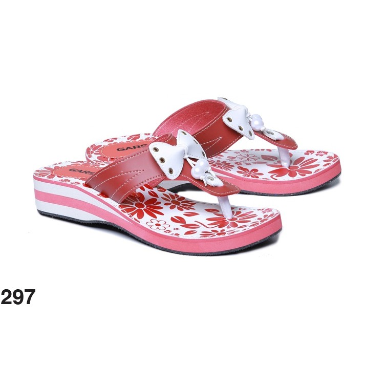 sandal anak perempuan spon motif bunga GS9 sandal anak cewe bagus awet ori distro