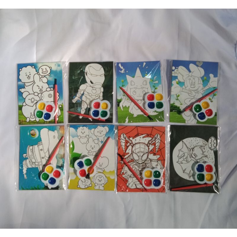 

Magic painting / water colour / mewarnai menggunakan cat