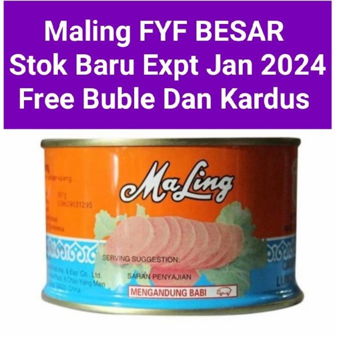 

PROMO MaLing Kaleng FYF 397gr/ Canned Pork Luncheon Meat Ham 397gr MURAH