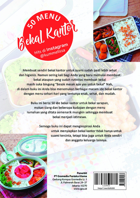 50 Menu Bekal Kantor Hits @kummelissa Melissa Fitrialistanti