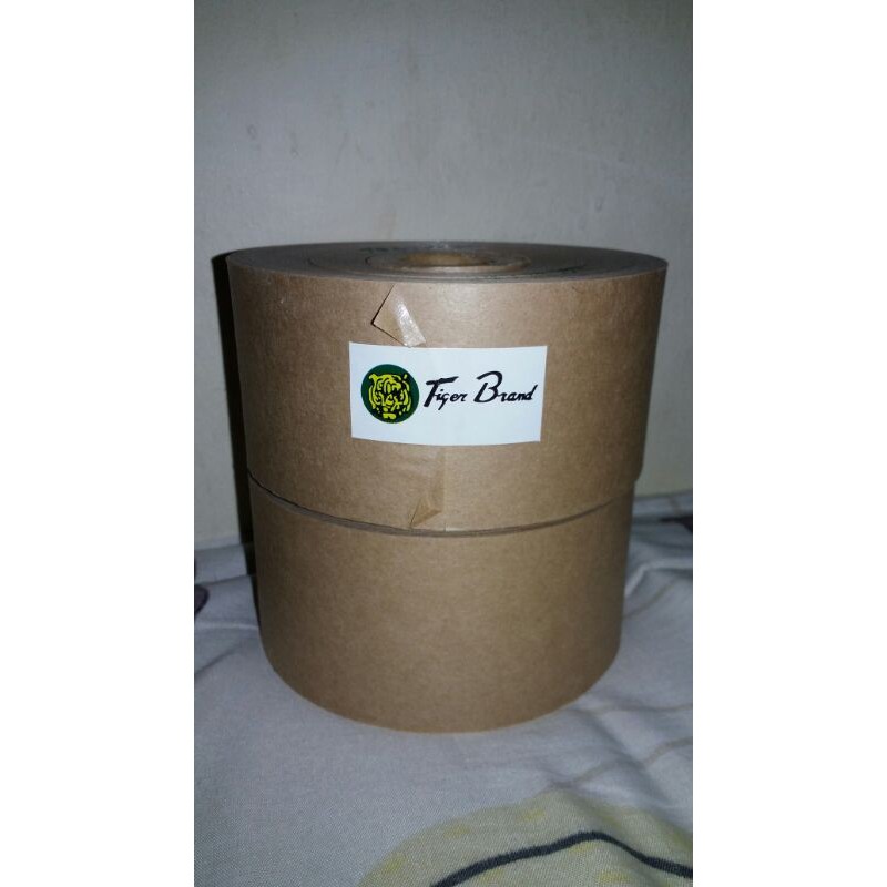 (New &amp; Preloved) Gummed Tape Tiger Brand / Selotip Lem Kertas - Ramah Lingkungan &amp; Zero Waste