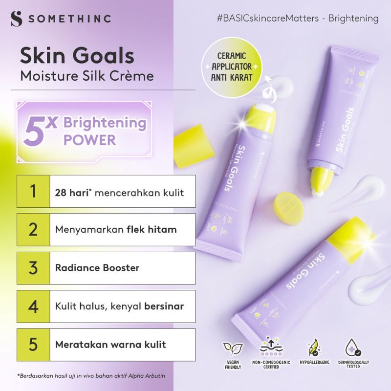 SOMETHINC Skin Goals Moisture Silk Crème - Pelembab