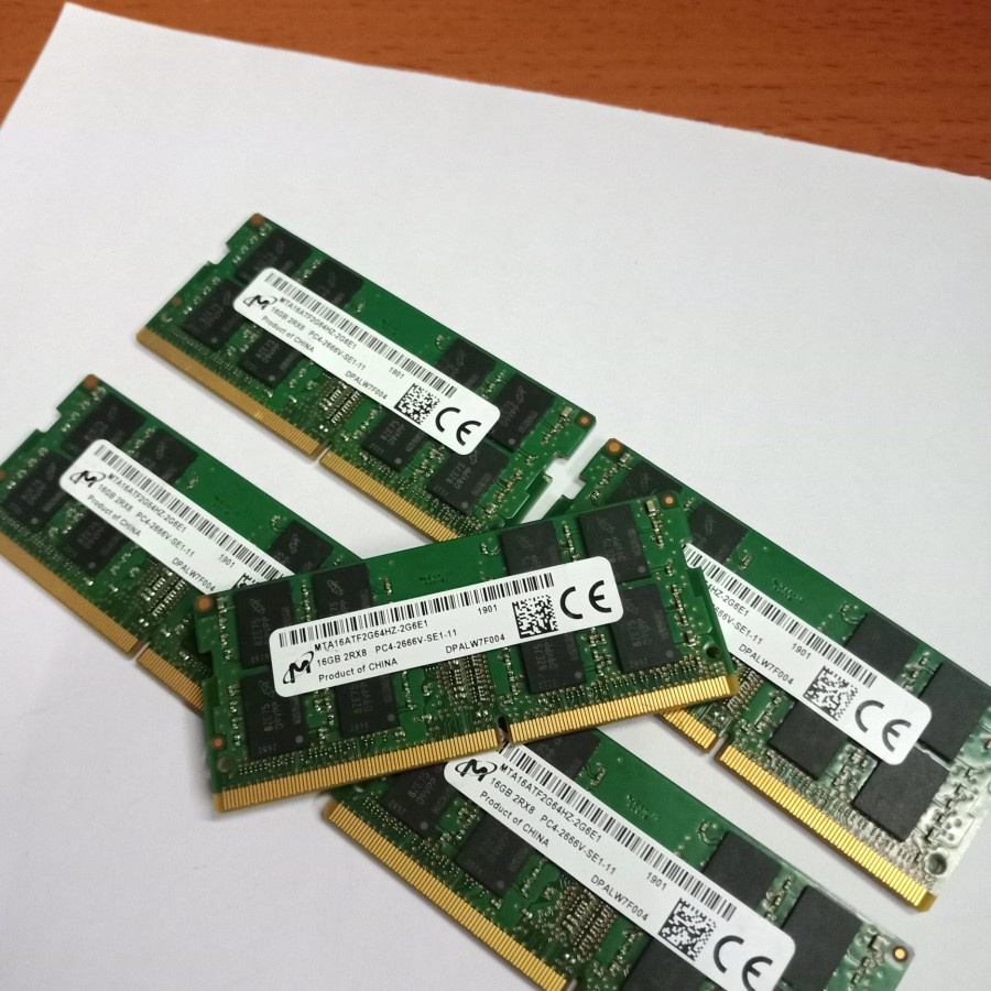 memory ram sodim laptop Mt-16gb pc4-2666v ddr4 sodimm/laptop khusus buat laptop