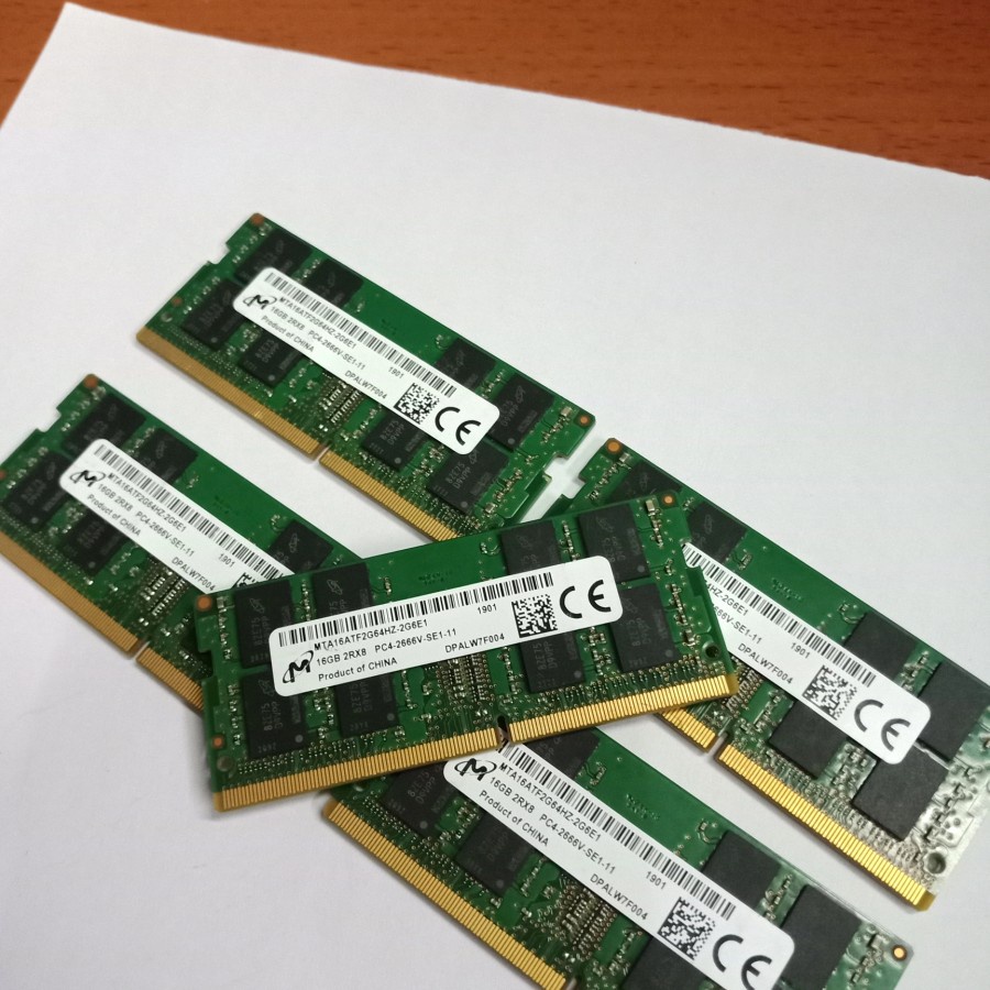 memory ram sodim laptop Mt-16gb pc4-2666v ddr4 sodimm/laptop khusus buat laptop