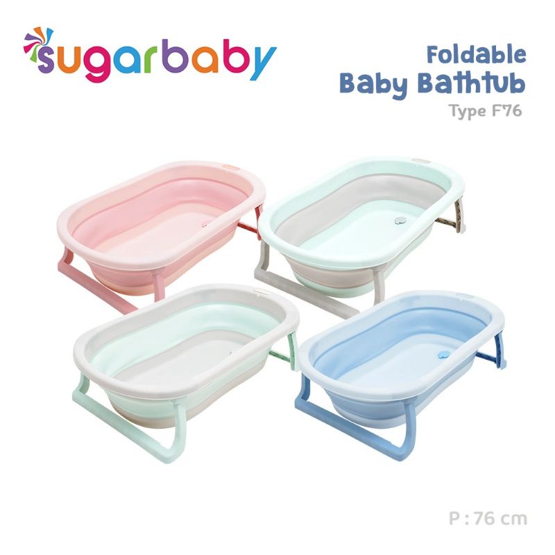 Sugarbaby Foldable baby bathtub dengan sensor panas f76 &amp; f79 bak mandi bayi lipat