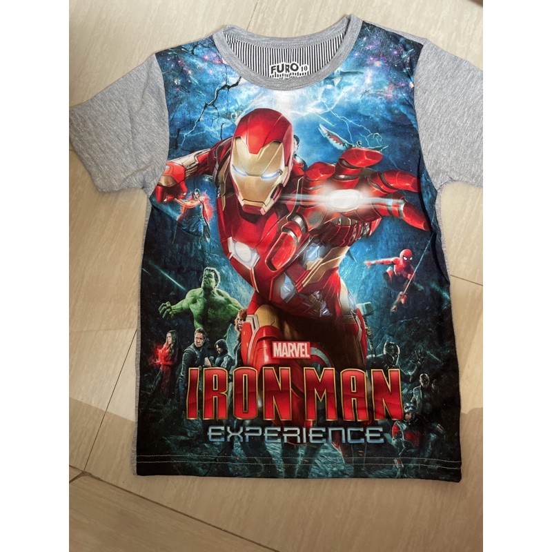 kaos anak iron man