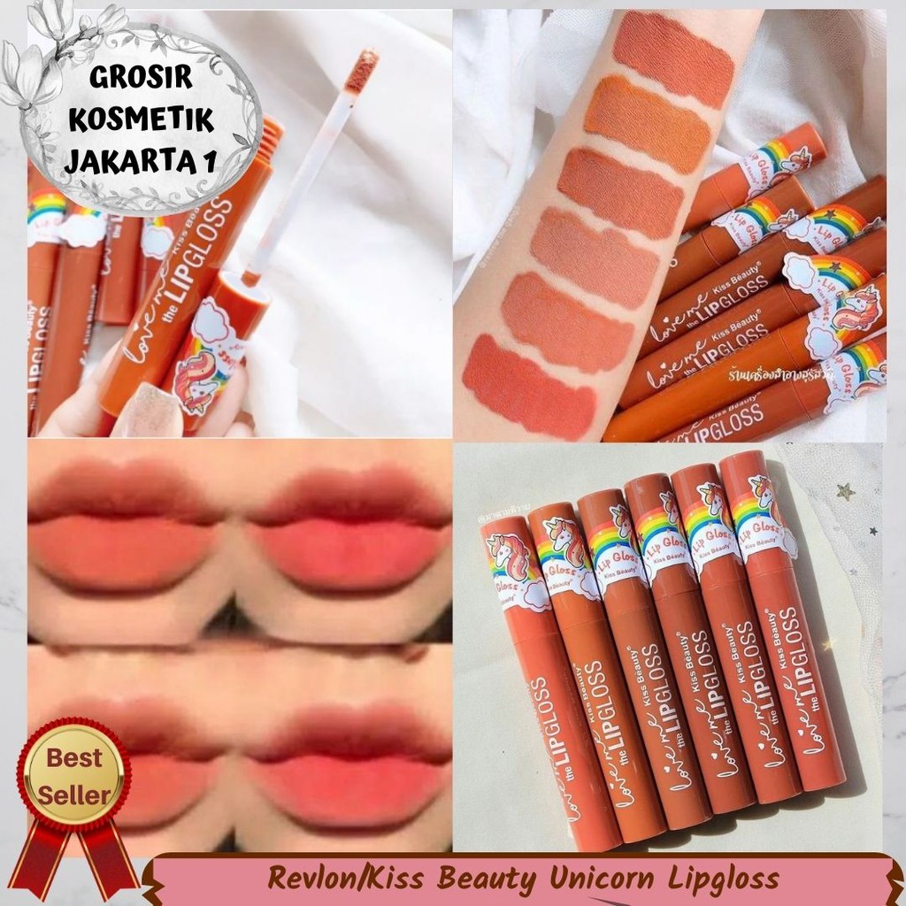 COD/Best Seller Kiss Beauty Unicorn Lip Gloss Matte / Revlon Unicorn Lip Gloss - Unicorn Matte Lip G