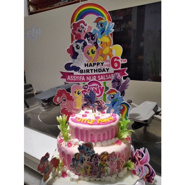 

kue ultah / ulang tahun little pony