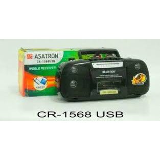 Radio Kaset/Radio Tape Asatron CR 1568 USB 100% ORI