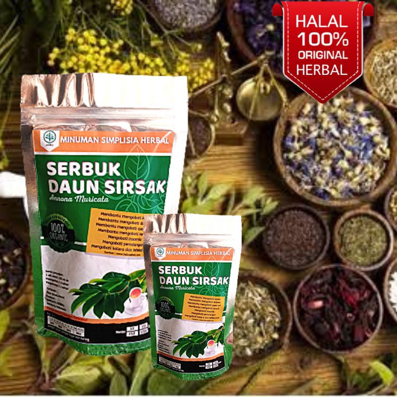 

Simplisia Herbal Serbuk Daun Sirsak