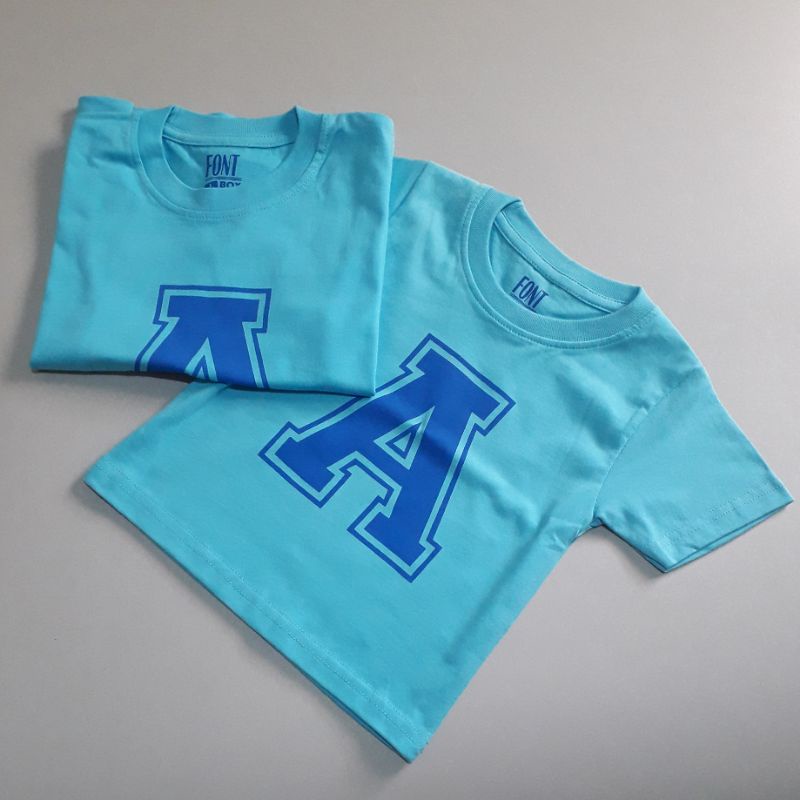 Kaos custom seragam keluarga