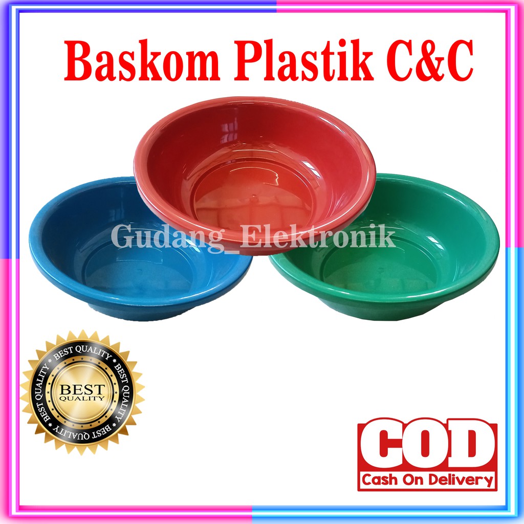 Baskom Plastik Ori Tebal C&C Baskom Plastik 12Inch / 30cm mangkok besek Besar Serbaguna CC8773