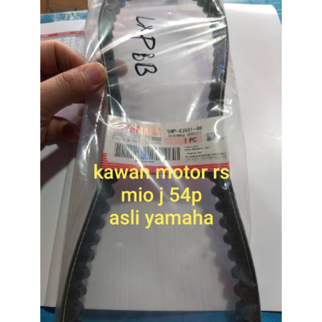 VBELT MIO J/X RIDE/MIO SOUL GT/MIO GT/FINO F1 54P -E7641-00 ASLI YAMAHA