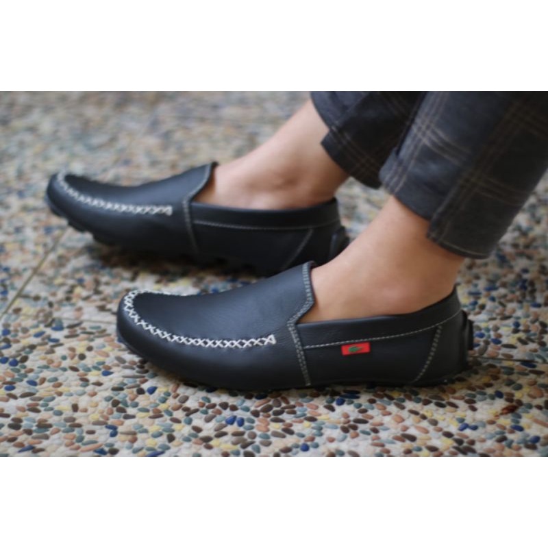 [PROMO] Sepatu KULIT Pria LACOSTE SepatuPria SepatuSLIPON SLOP Casual Sepatu KANTOR Sepatu KULIT
