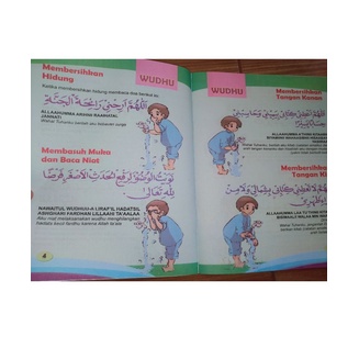 Buku Tata cara Sholat dan Wudhu Nabi Seri Anak Muslim full colour