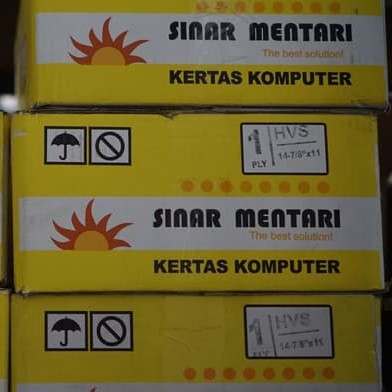 

Continuous Form Sinar Mentari 1ply Ukuran 9,5" x 11