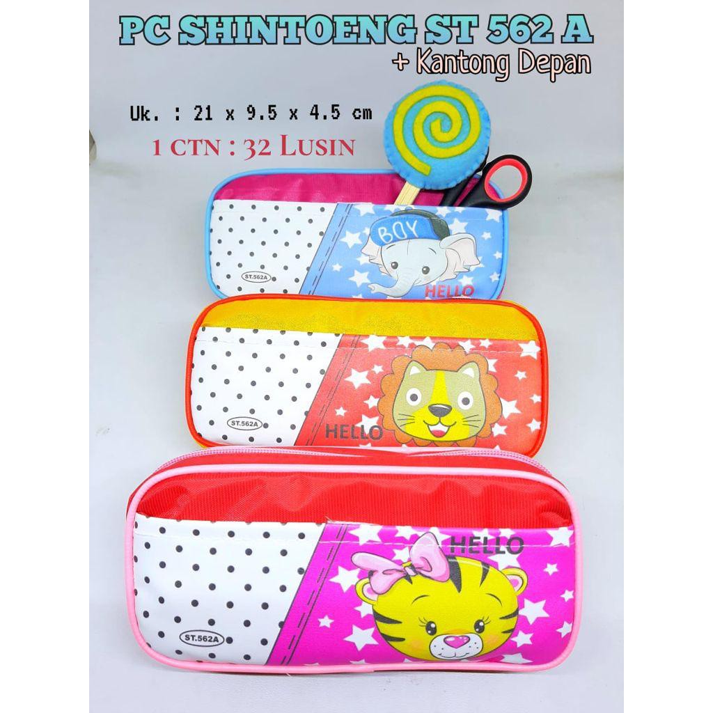 

AS888 - KOTAK PENSIL / TEMPAT PENSIL / PENCIL CASE SHINTOENG KARAKTER ANIMAL ST562A