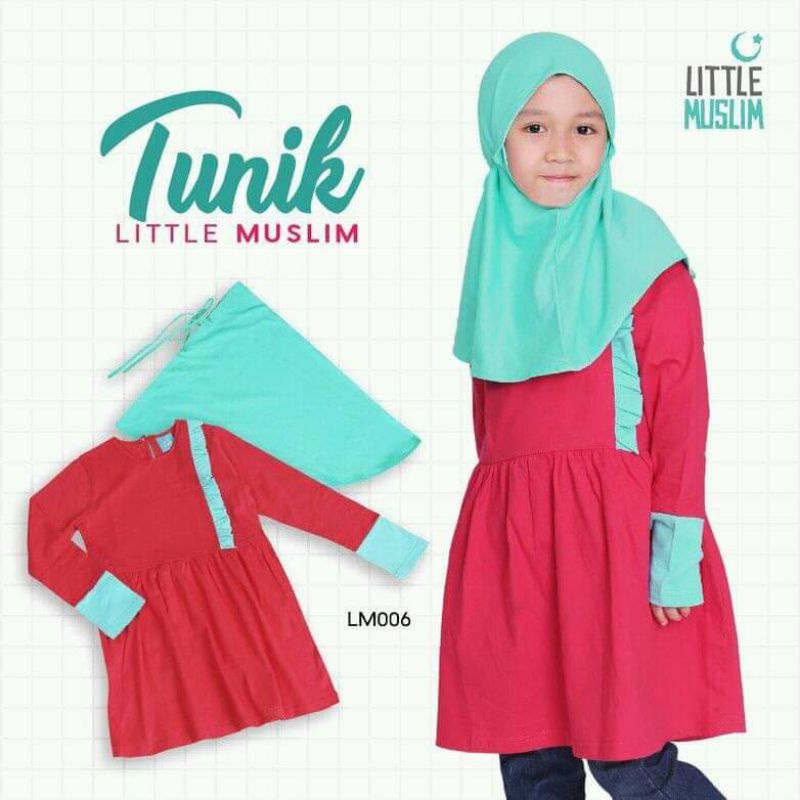 Tunik anak cakep tunik kaos Little Muslim