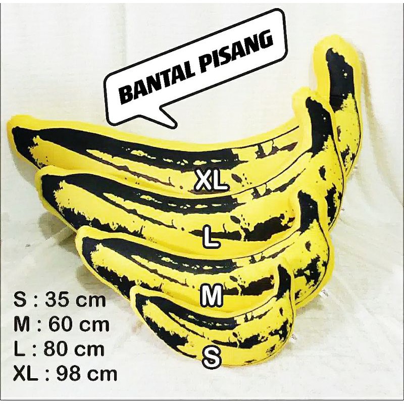 

[BISA COD] BANTAL PISANG XL / HADIAH KADO UNIK