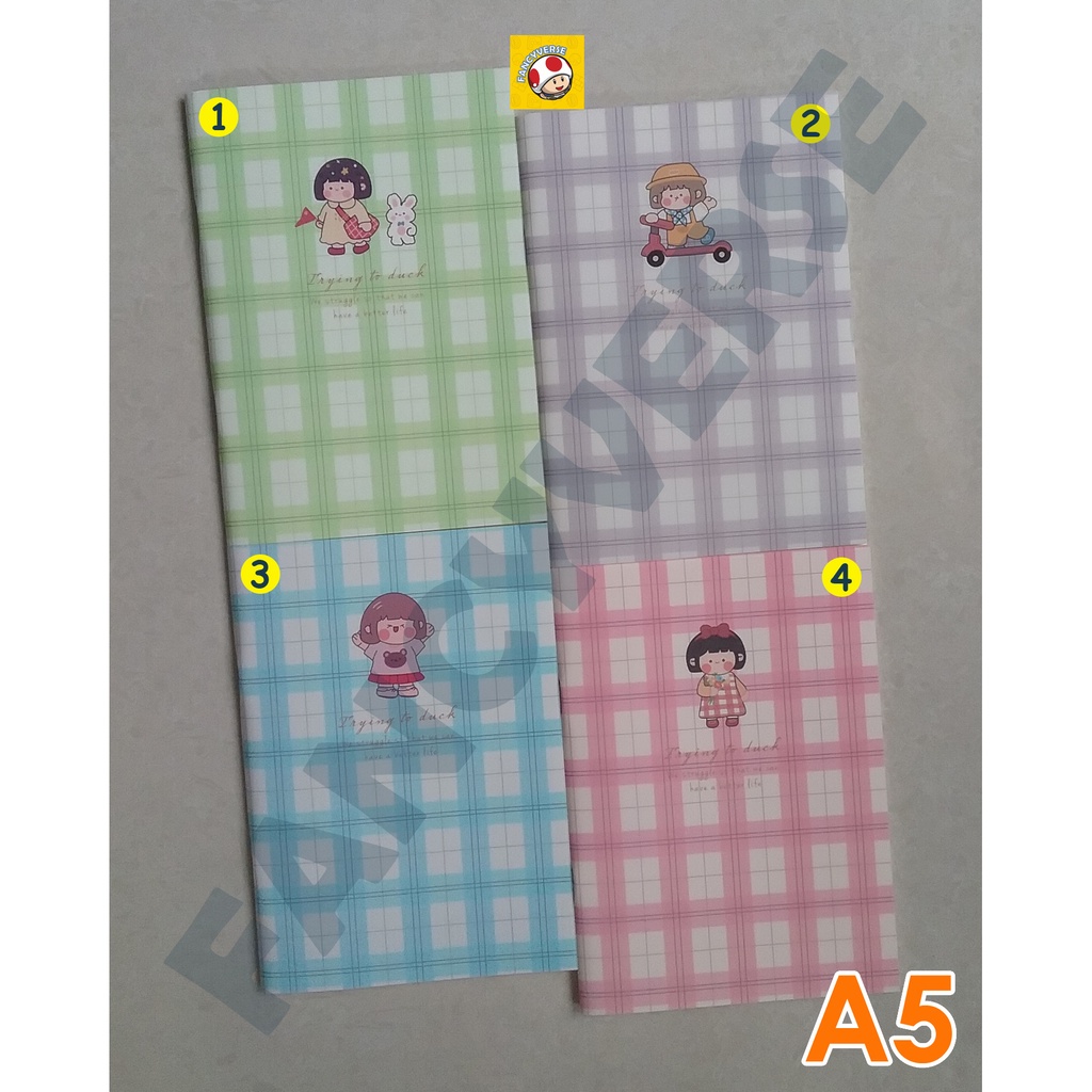 

Notebook A5 Cute Girl LT525148 / Agenda Diary Notes Buku Catatan
