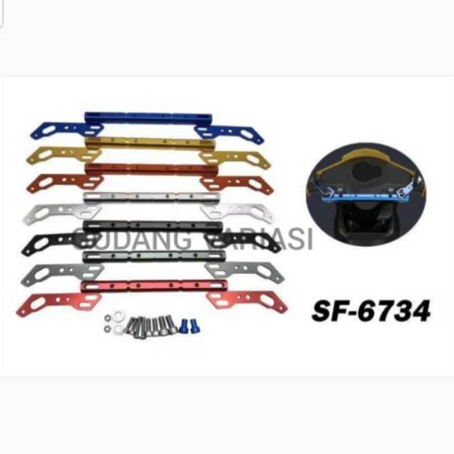 STABILIZER PALANG STANG FATBAR JUMBO PLUS BREKET LAMPU TEMBAK PNP MOTOR NMAX PCX AEROX LEXI XMAX