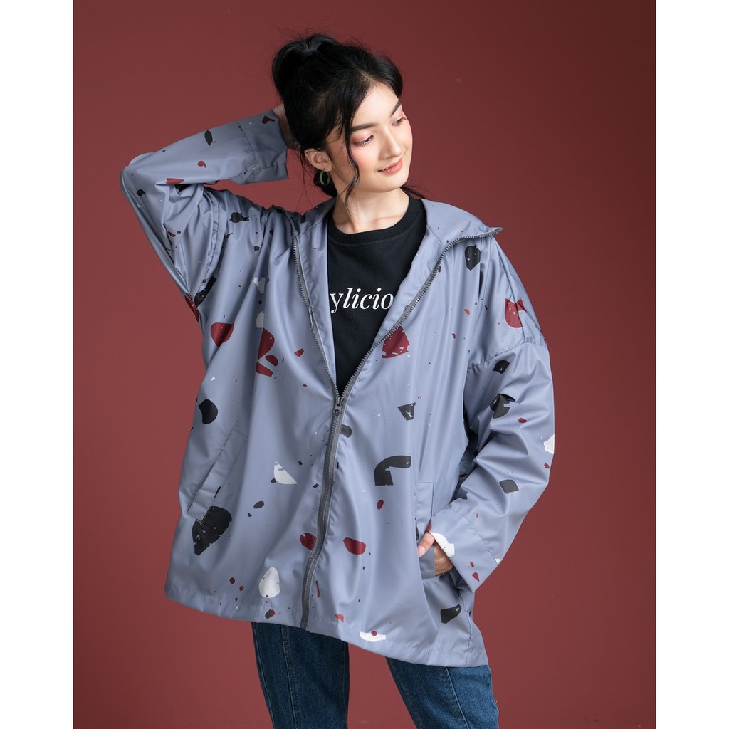 Myrubylicious ABSTRACT#2 PACKABLE JACKET-4