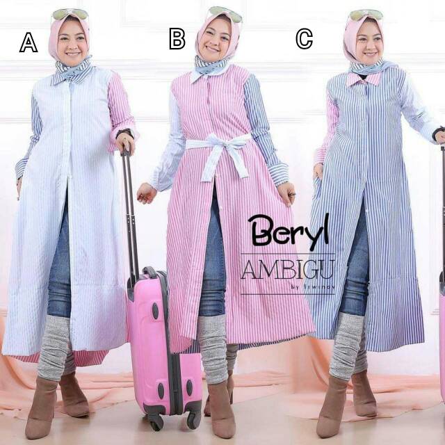 Ready Beryl tunik by ambigu irwinov