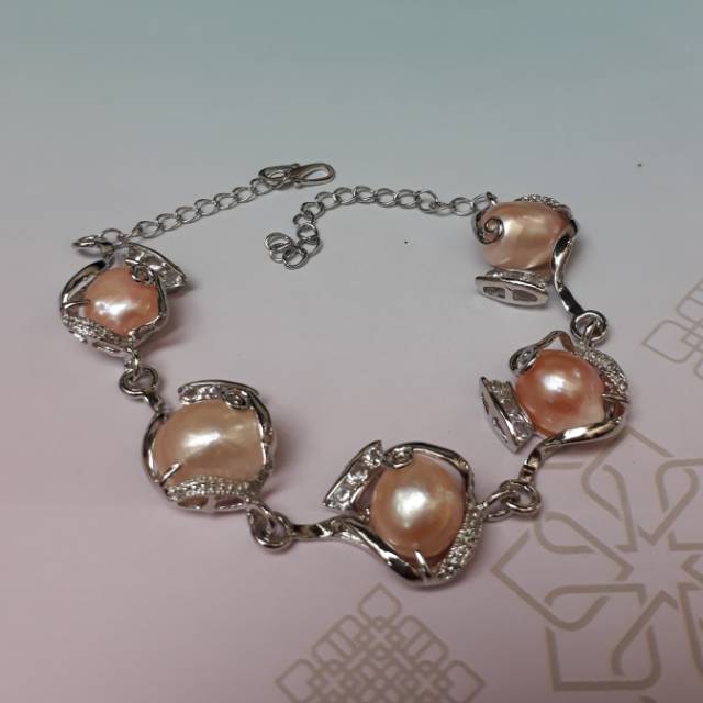 Gelang Mutiara Air Tawar /mutiara barok