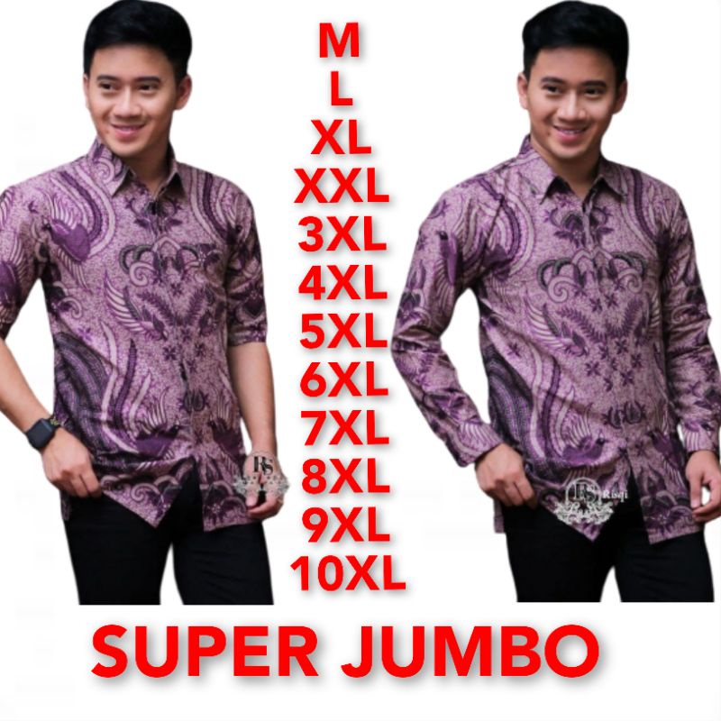 Batik pria jumbo over size baju jumbo kemeja over size kemeja batik