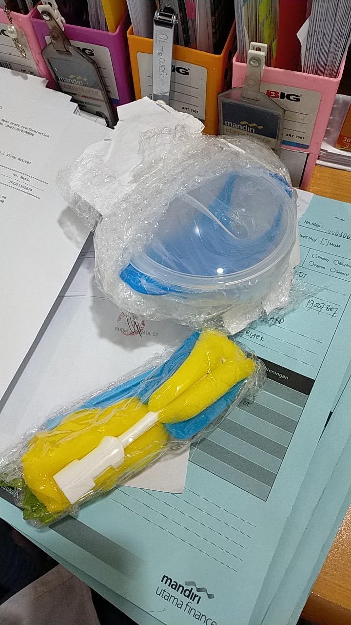 Sikat Botot Sponge Sangat Lembut Dan Kuat 1 Set 4 Pcs