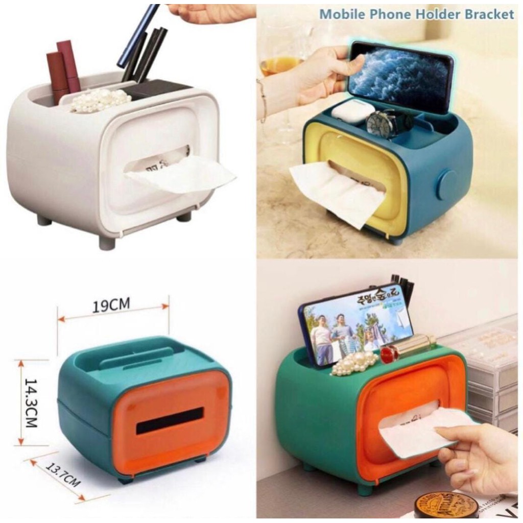 Kotak Tisu Serbaguna Multifungsi Tissue Box Multifungtional holder