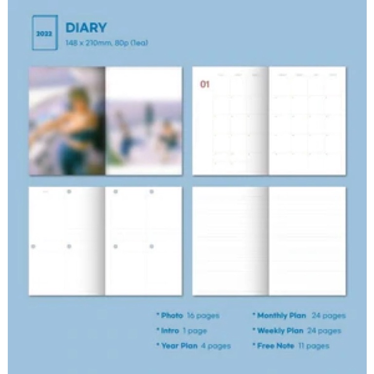 

DIARY MAMAMOO SEASON GREETINGS SG 2022