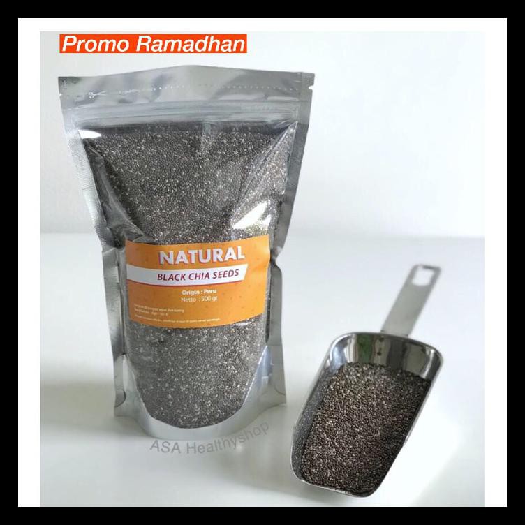 

Black Chia Seed 500 Gram Bergaransi