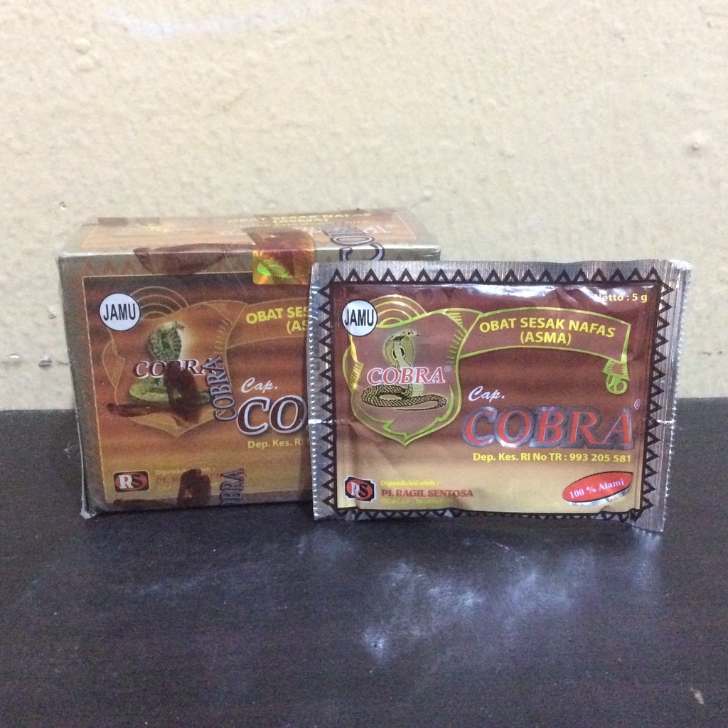 Jamu untuk Sesak Nafas cap Cobra