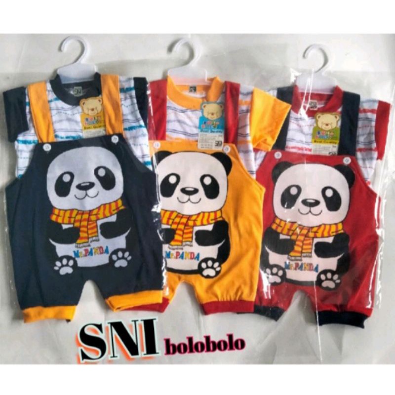 set kodok overall anak (SNI)