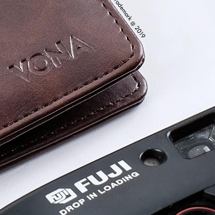 ♥ VONA Dompet Pria Panjang Kulit Pu - Hunter ☺