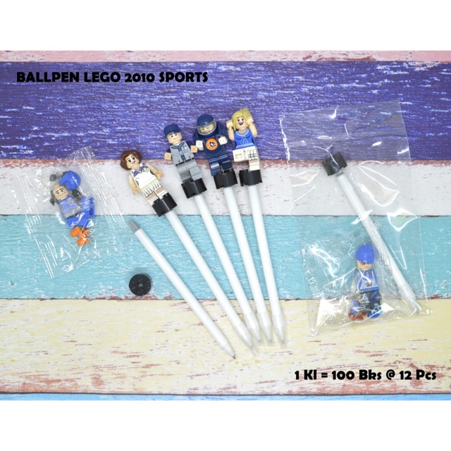 

Bolpen gel ballpoint gel Lego satuan macam 2 karakter