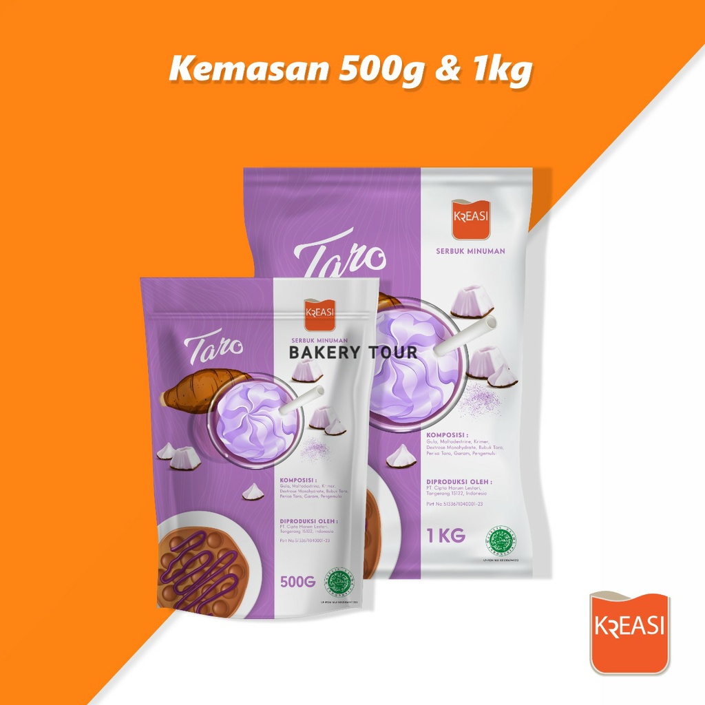 

Grosir Bubuk Minuman Boba/Drink Powder Taro KREASI