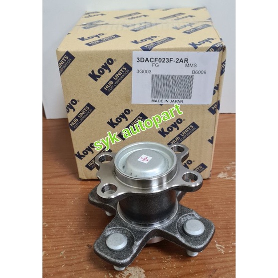 Bearing 3DACF023F-2AR KOYO bearing roda belakang Agya non sensor